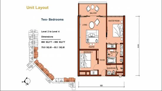 Impiana Residences Cherating - Floor Plan - iProperty.com.my