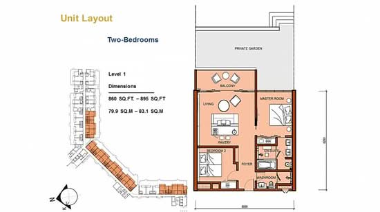 Impiana Residences Cherating - Floor Plan - iProperty.com.my