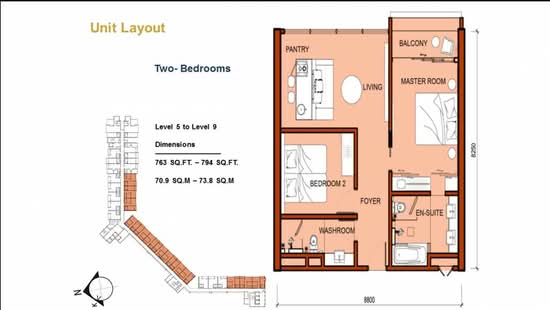 Impiana Residences Cherating - Floor Plan - iProperty.com.my