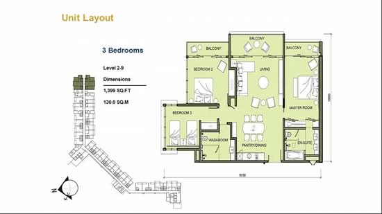 Impiana Residences Cherating - Floor Plan - iProperty.com.my