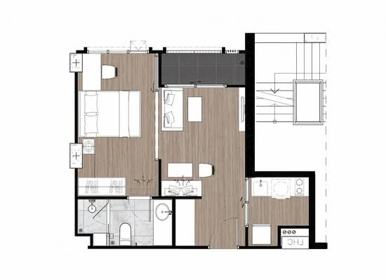 Newera Condo Ekamai-Ramintra : นีเวร่า คอนโด เอกมัย–รามอินทรา - Floor Plan