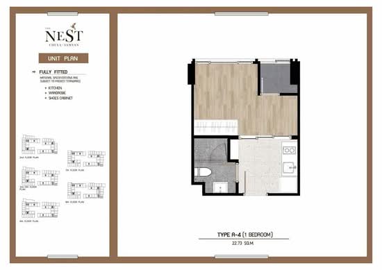 The Nest Chula-Samyan : เดอะ เนสท์ จุฬา-สามย่าน - Floor Plan