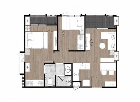 Newera Condo Ekamai-Ramintra : นีเวร่า คอนโด เอกมัย–รามอินทรา - Floor Plan