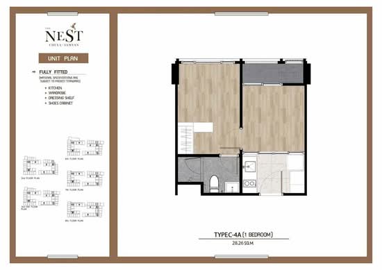 The Nest Chula-Samyan : เดอะ เนสท์ จุฬา-สามย่าน - Floor Plan