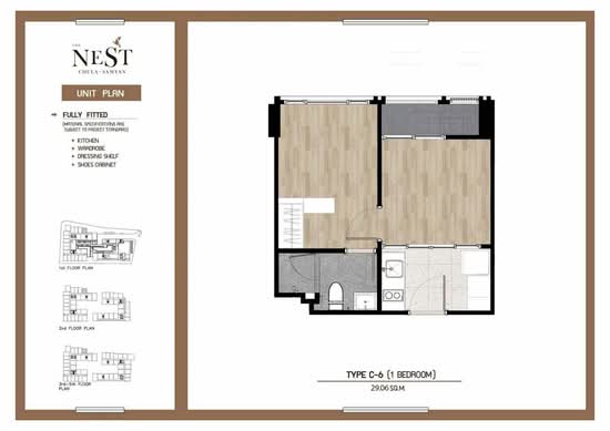 The Nest Chula-Samyan : เดอะ เนสท์ จุฬา-สามย่าน - Floor Plan