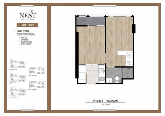 The Nest Chula-Samyan : เดอะ เนสท์ จุฬา-สามย่าน - Floor Plan
