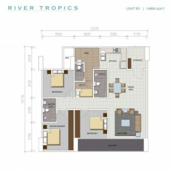 River Tropics - Floor Plan - iProperty.com.my