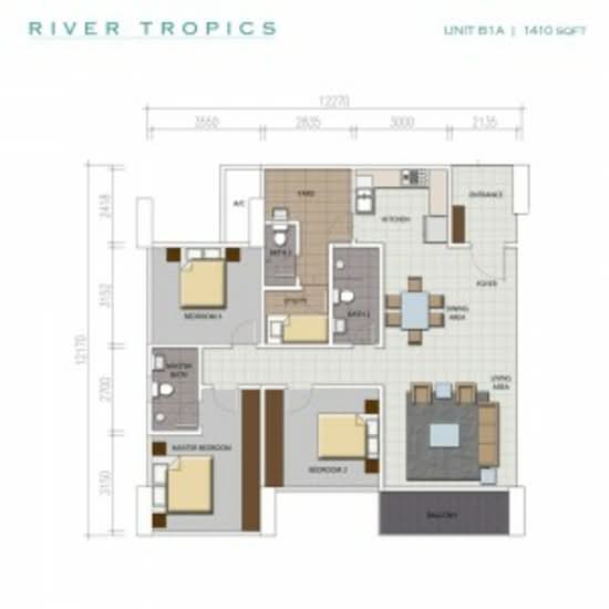 River Tropics - Floor Plan - iProperty.com.my