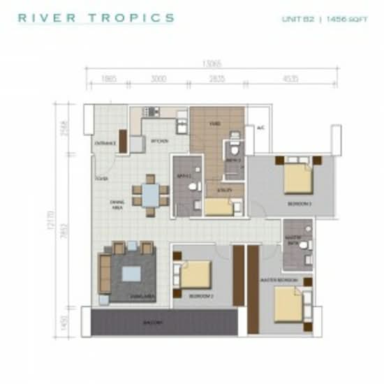 River Tropics - Floor Plan - iProperty.com.my