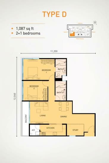 Sunway Citrine Residences - Floor Plan - iProperty.com.my
