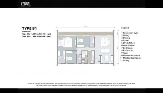 The Fennel - Floor Plan - iProperty.com.my