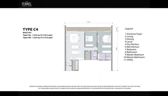 The Fennel - Floor Plan - iProperty.com.my