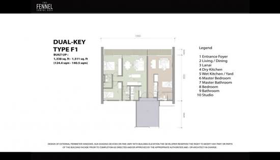 The Fennel - Floor Plan - iProperty.com.my