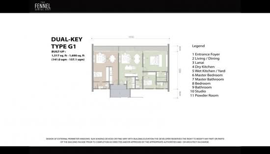 The Fennel - Floor Plan - iProperty.com.my
