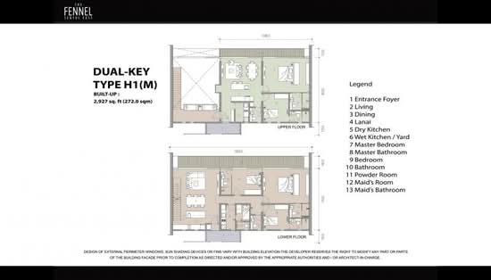 The Fennel - Floor Plan - iProperty.com.my