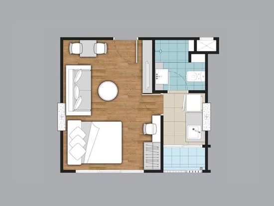 Be Condo Phaholyothin - Floor Plan