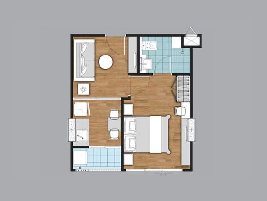 Be Condo Phaholyothin - Floor Plan