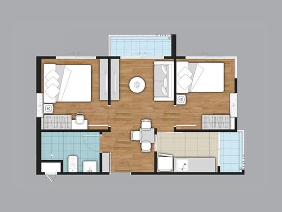 Be Condo Phaholyothin - Floor Plan