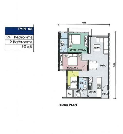 Residensi Falim (PR1MA Falim) - Floor Plan - iProperty.com.my