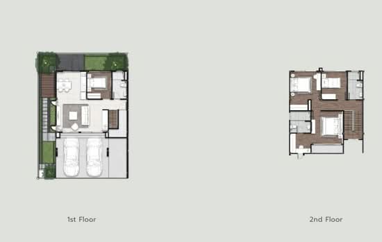 Lake Serene Rama II (Phase 4) : เลค ซีรีน พระราม 2 (เฟส 4) - Floor Plan