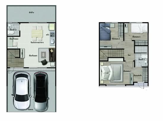 Casa City Watcharapon-Permsin 2 : คาซ่า ซิตี้ วัชรพล-เพิ่มสิน 2 - Floor Plan
