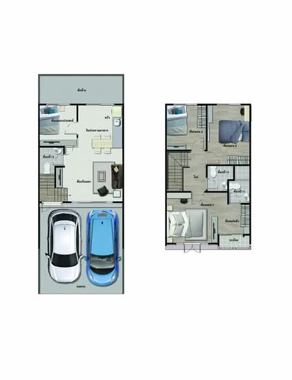 Casa City Watcharapon-Permsin 2 : คาซ่า ซิตี้ วัชรพล-เพิ่มสิน 2 - Floor Plan