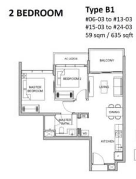 Verticus, 3 Jalan Kemaman, 2 Bedrooms, 635 sqft, Condominium For Sale, by David Lim 林伟达, 500204186 - PropertyGuru.com.sg
