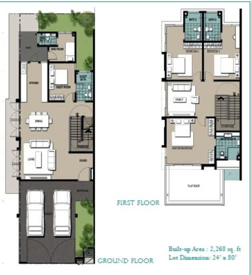 The Linea @ Enstek - Floor Plan - iProperty.com.my