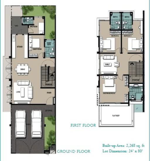 The Linea @ Enstek - Floor Plan - iProperty.com.my