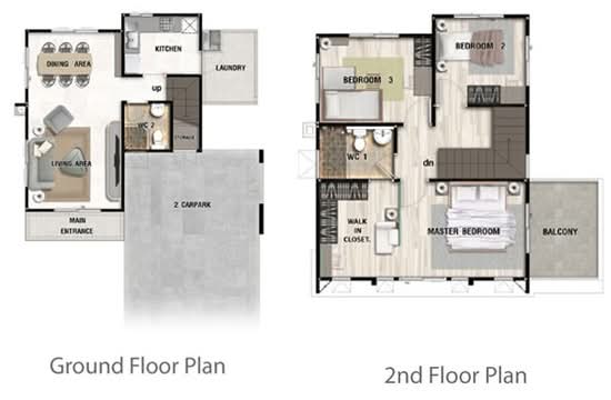 Perfect Place Sukhumvit 77-Suvarnabhumi - Floor Plan