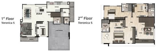 Perfect Place Sukhumvit 77-Suvarnabhumi - Floor Plan