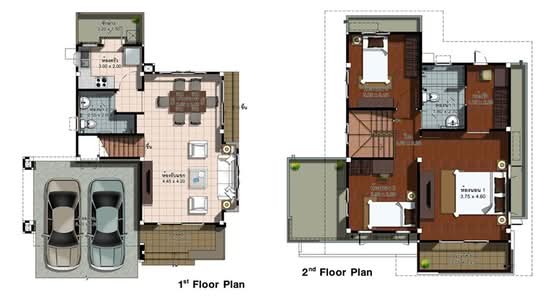 Saransiri Thakham-Rama 2 : สราญสิริ ท่าข้าม-พระราม 2 - Floor Plan