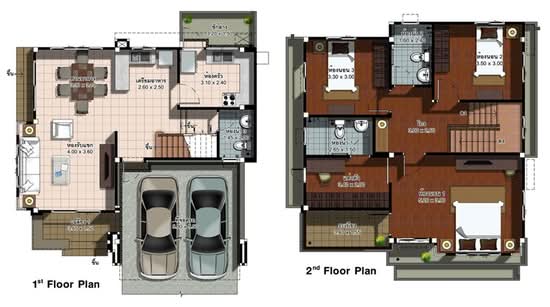 Saransiri Thakham-Rama 2 : สราญสิริ ท่าข้าม-พระราม 2 - Floor Plan