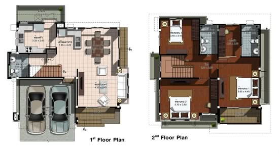 Saransiri Thakham-Rama 2 : สราญสิริ ท่าข้าม-พระราม 2 - Floor Plan