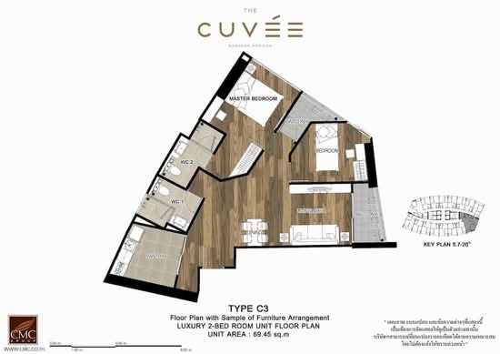 The Cuvee Yeak Tiwanon - Floor Plan