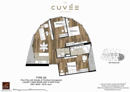 The Cuvee Yeak Tiwanon - Floor Plan