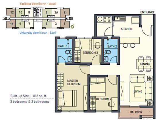 The Olive - Floor Plan - iProperty.com.my