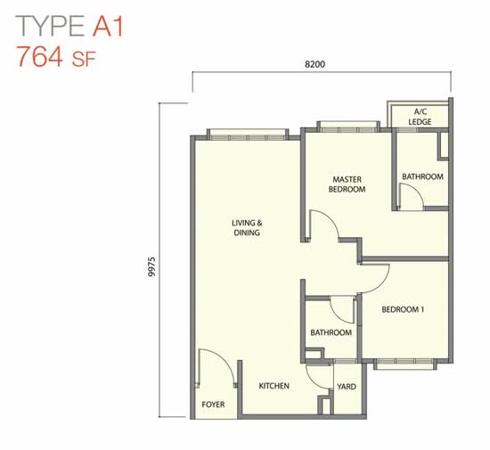 Zentro Residences Serviced Apartment - Floor Plan - iProperty.com.my
