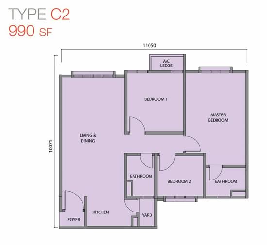 Zentro Residences Serviced Apartment - Floor Plan - iProperty.com.my