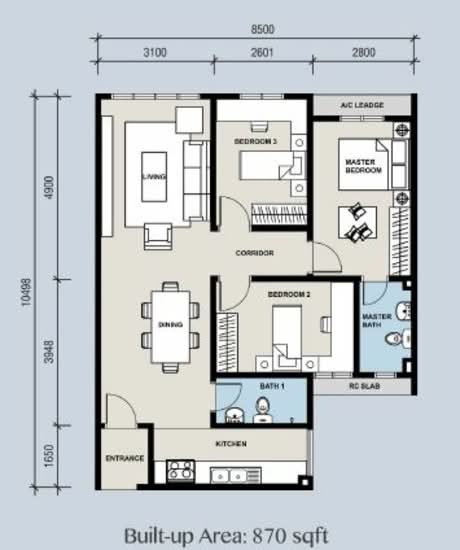 Vesta View - Floor Plan - iProperty.com.my