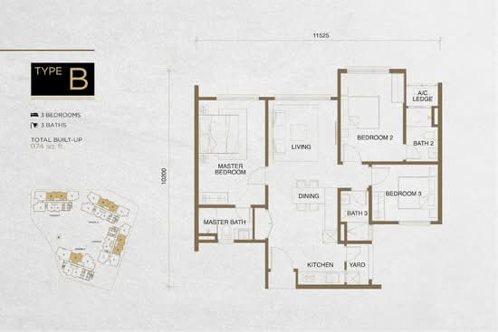 The Tropika - Floor Plan - iProperty.com.my