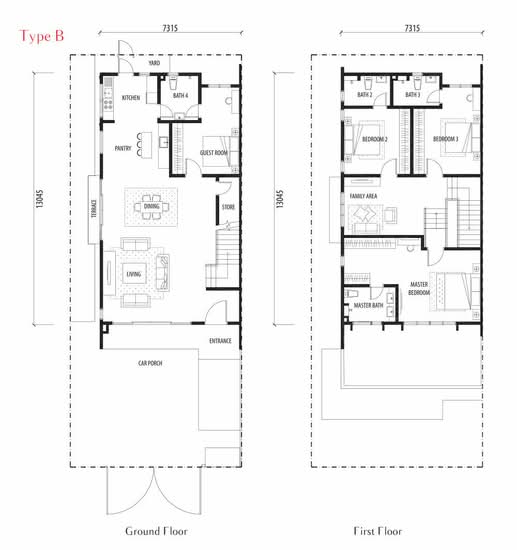 Scarlet - Floor Plan - iProperty.com.my
