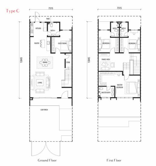 Scarlet - Floor Plan - iProperty.com.my