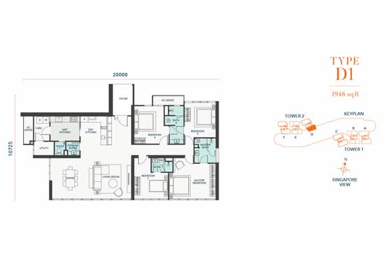 The Peak @ Johor Bahru City Centre - Floor Plan - iProperty.com.my