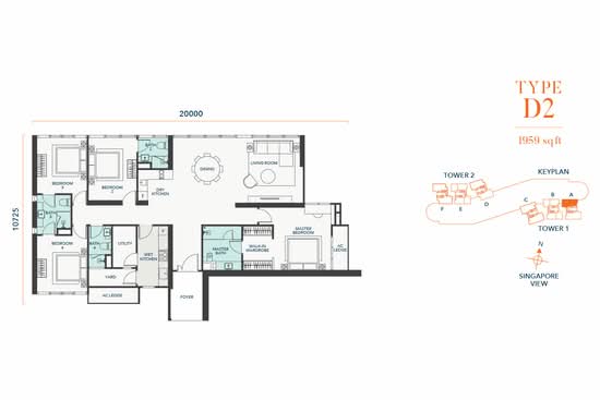 The Peak @ Johor Bahru City Centre - Floor Plan - iProperty.com.my