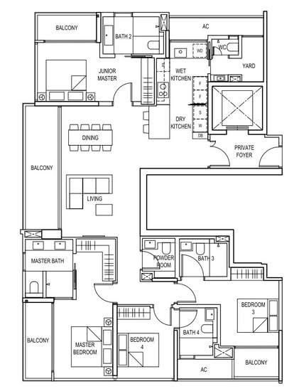 Cairnhill 16 - Floor Plan