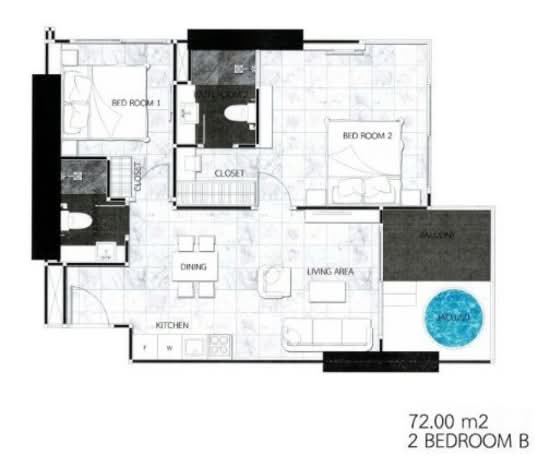 Dusit Grand Tower : ดุสิต แกรนด์ ทาวเวอร์ - Floor Plan