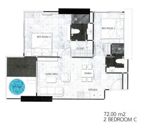 Dusit Grand Tower : ดุสิต แกรนด์ ทาวเวอร์ - Floor Plan