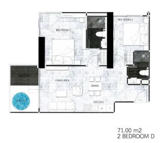 Dusit Grand Tower : ดุสิต แกรนด์ ทาวเวอร์ - Floor Plan