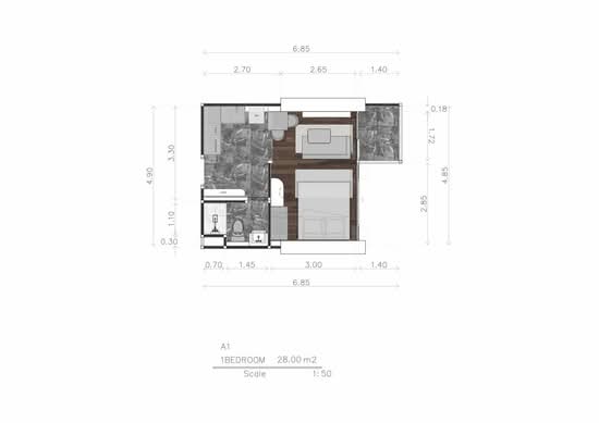 The Luciano Pattaya : เดอะ ลูเซียโน พัทยา - Floor Plan